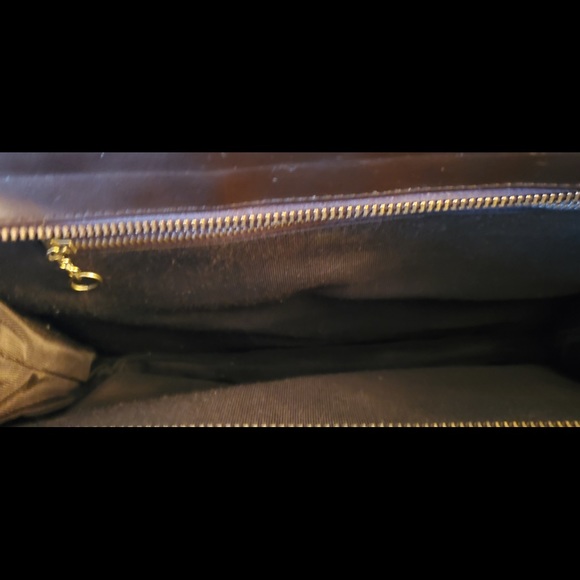 BLOCK BROWN LEATHER HANDBAG - Picture 9 of 12